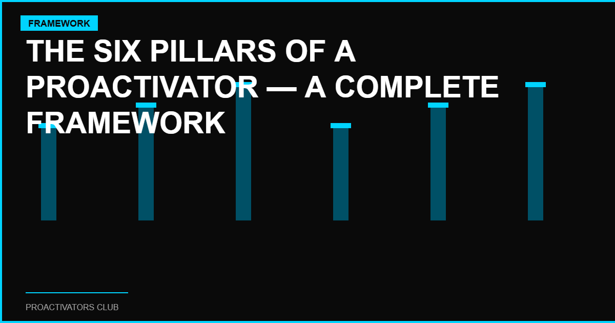 The Six Pillars of a ProActivator